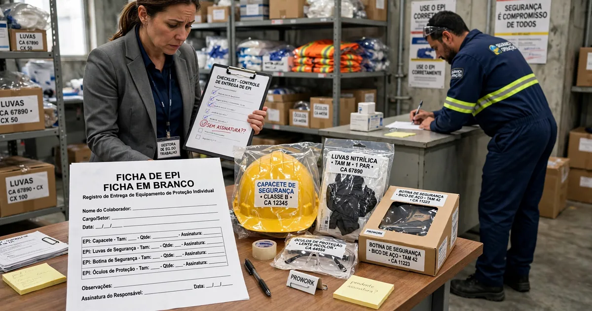 O Caso da Ficha em Branco: Quando a Empresa Entrega o EPI, Mas Não Consegue Provar